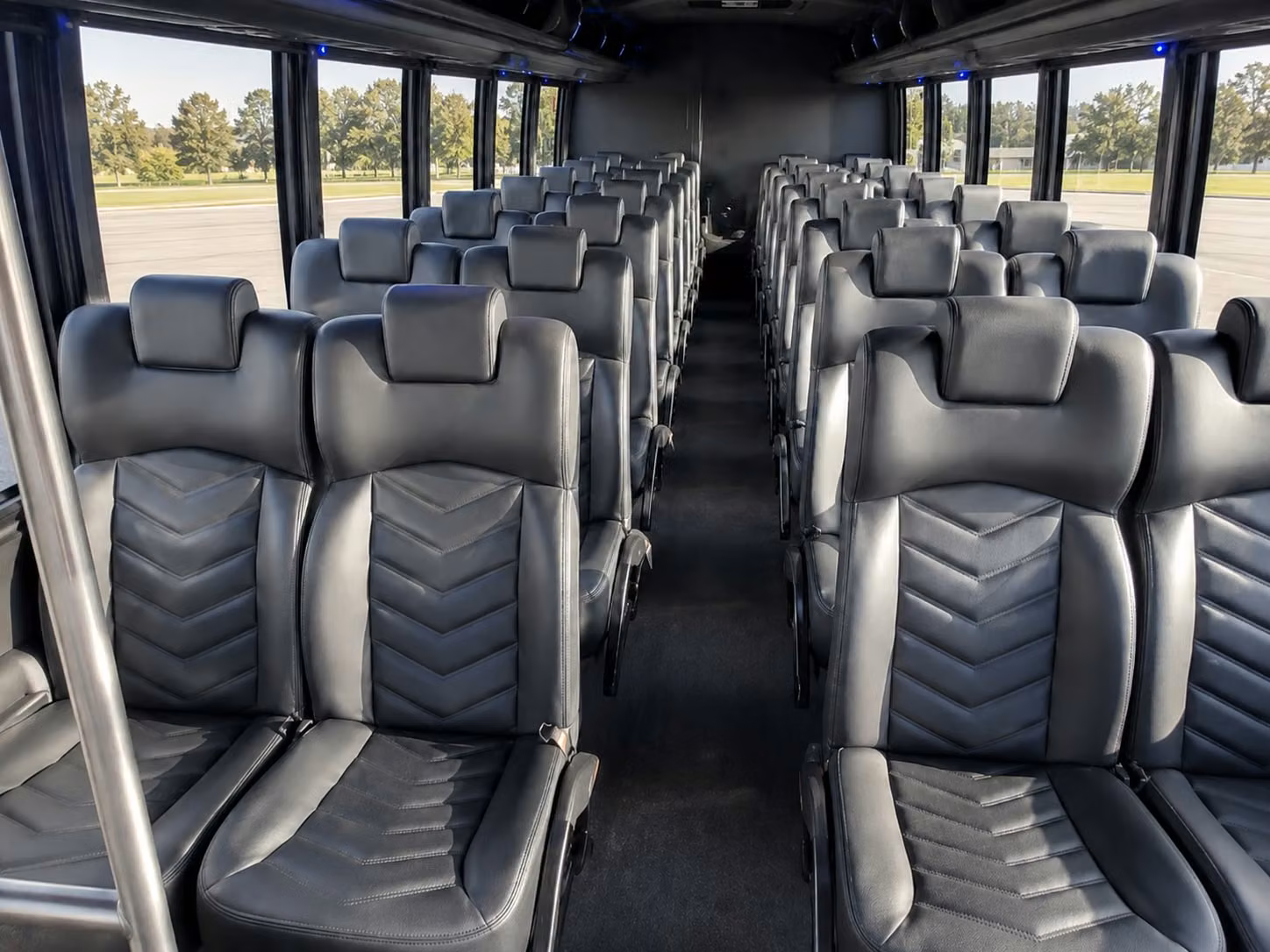 15 passenger minibus interior