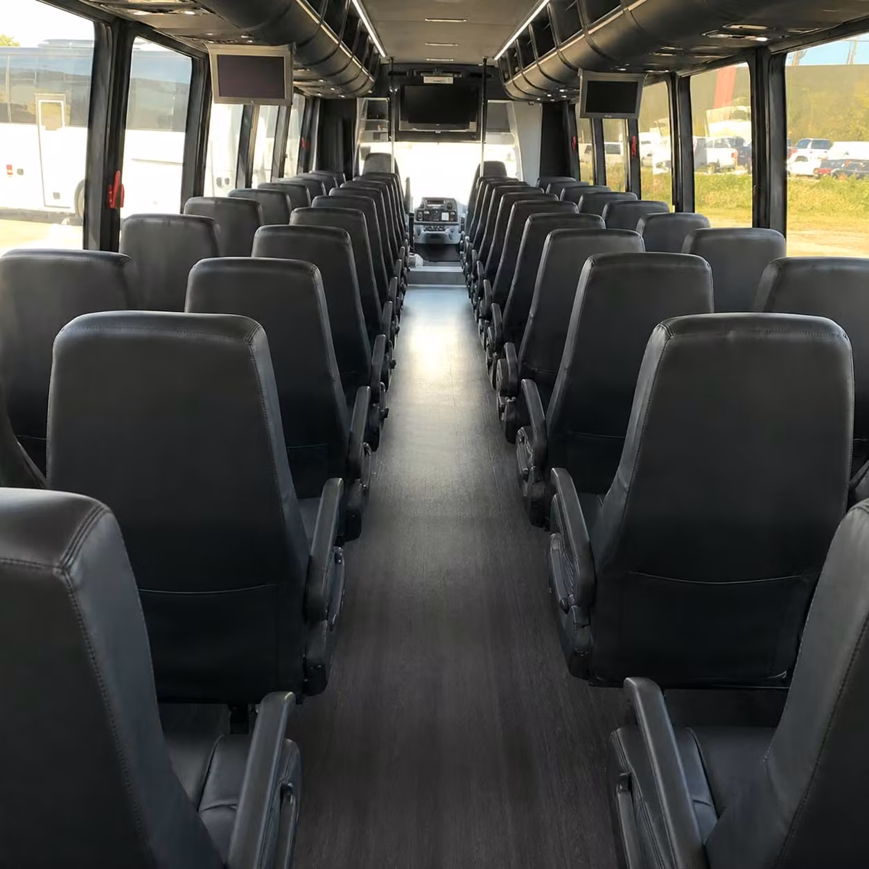 28 passenger minibus inside