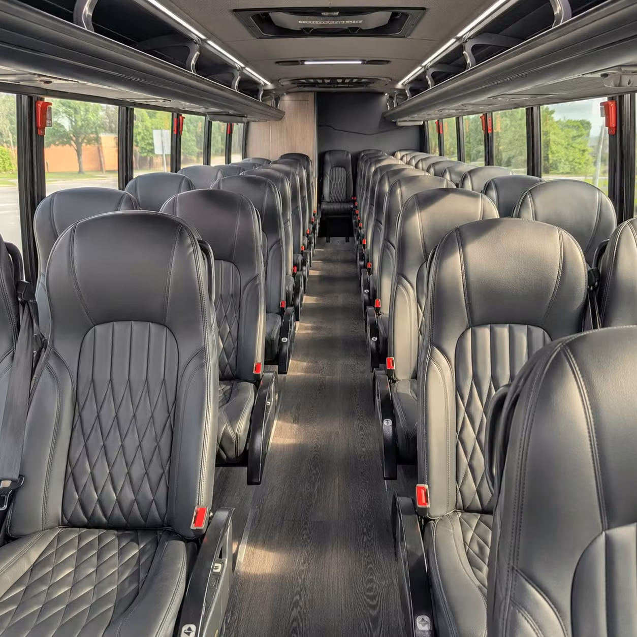 30 passenger minibus inside