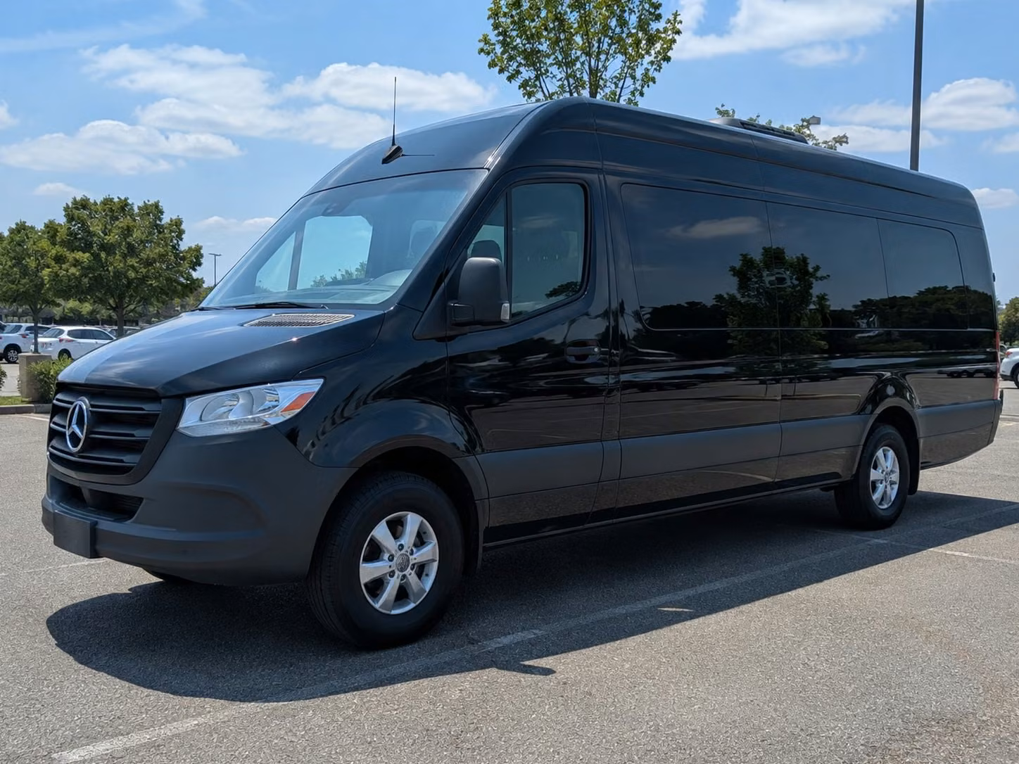 sprinter van with driver